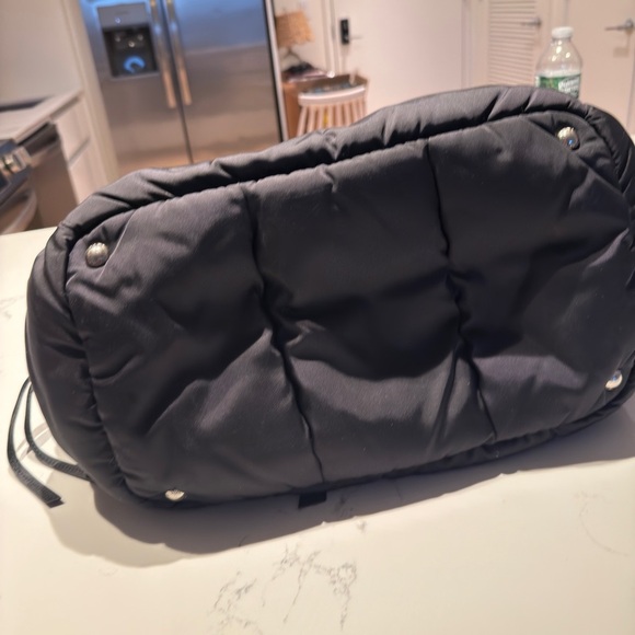 Prada Tessuto Bomber Bomber Tote Bag 2-Way Shoulder Nylon Leather Black - Picture 5 of 6